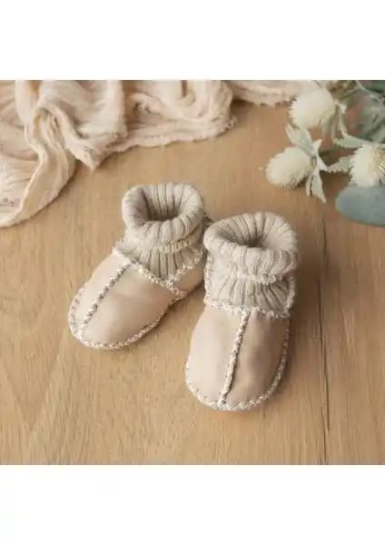 Sare Baby Deri Bebek Ayakkabısı: Doğal Malzeme ve Konforlu Unisex Tasarım
