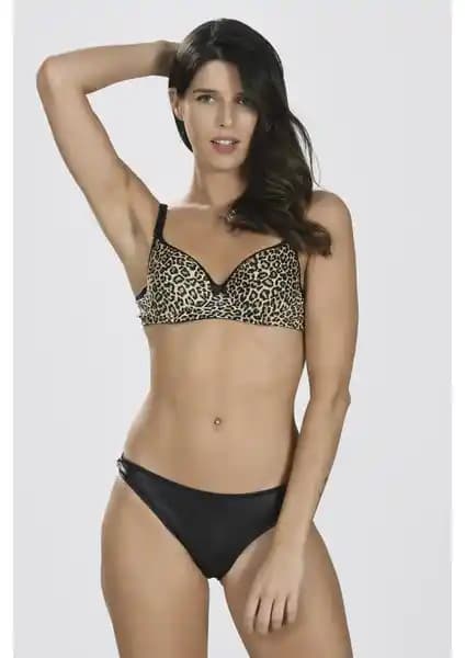 Sayda Leopar Desteksiz Sütyen ve Stn Siyah Kaplı Sütyen Detaylı Karşılaştırması
