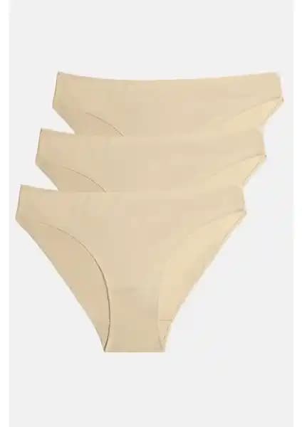 Suwen 3'lü Pamuklu Basic Normal Bel Slip Külot – Rahat ve Kaliteli İç Giyim