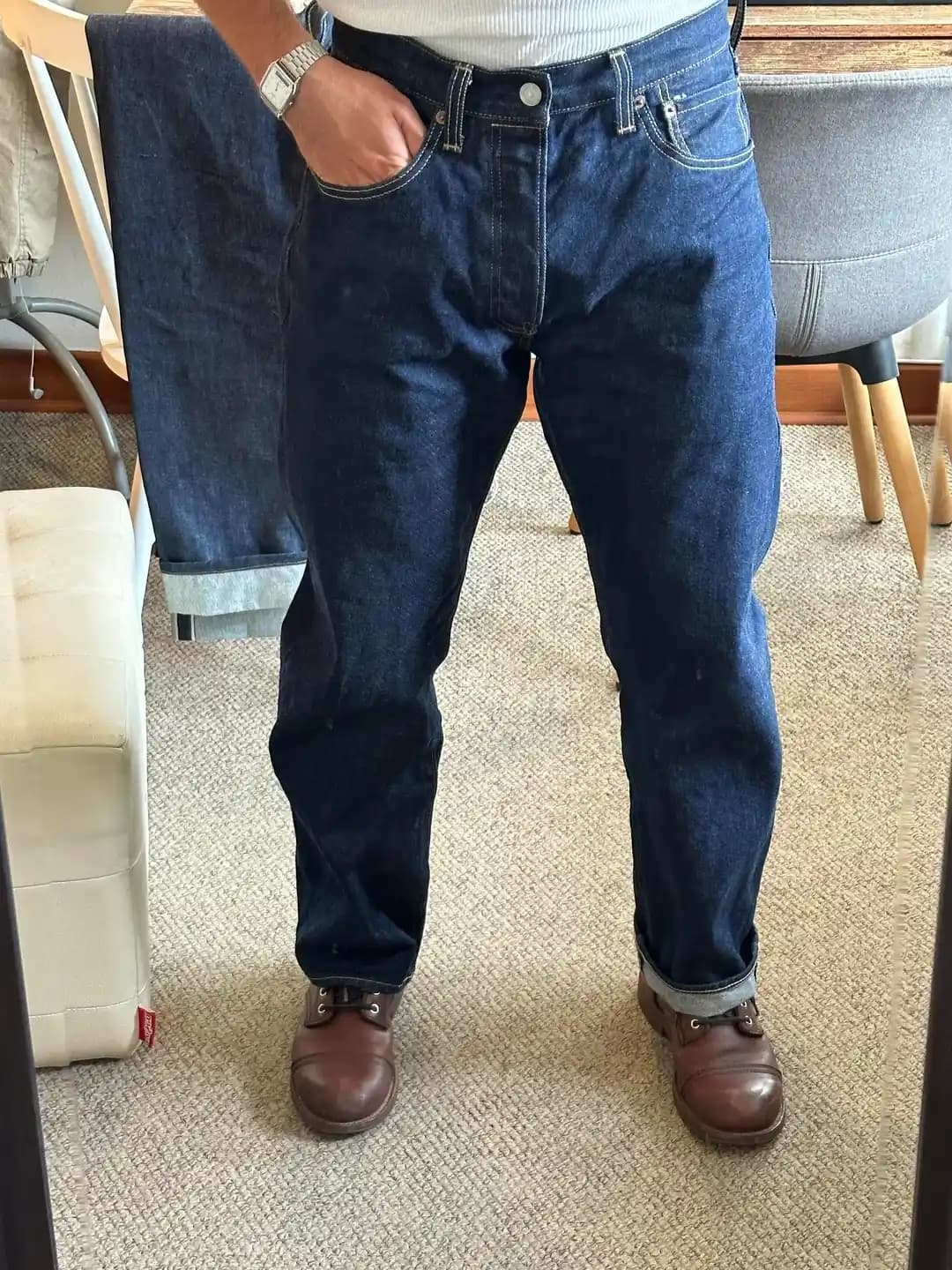 Levi’s 501 STF 150. Yıl Özel Serisi Jean Pantolonlarda Shrink-to-Fit Süreci ve Beden Değerlendirmesi