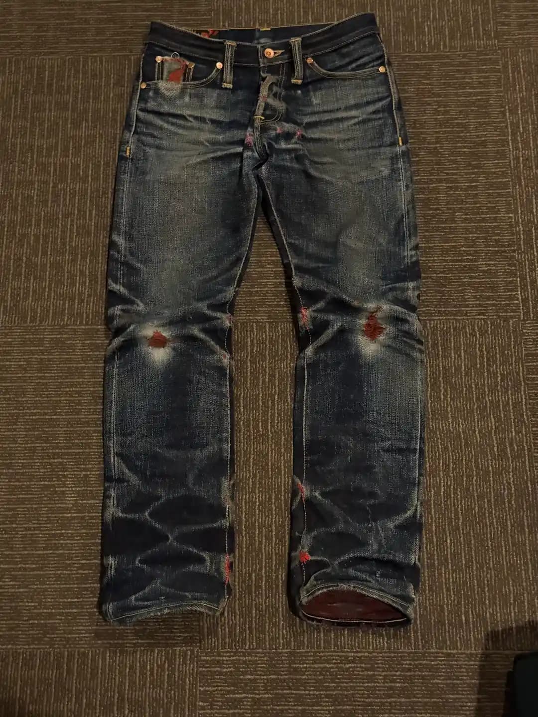 Pinion 25oz Raw Denim Pantolonun 4 Ayda Hızlı Eskime ve Solma Süreci