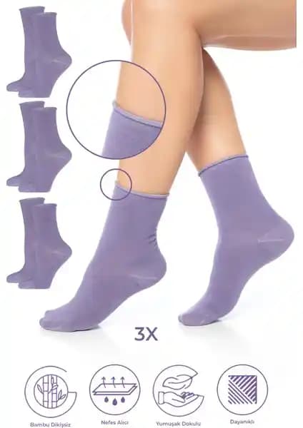 Saysez Bambu Kadın Lastiksiz Soket ve Spor Çorap Karşılaştırması