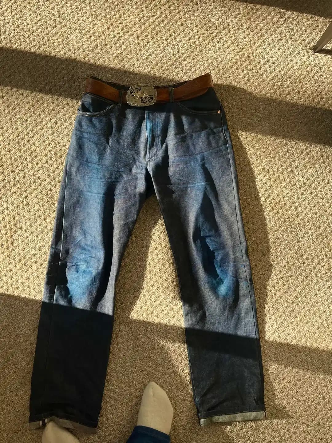 Wrangler 13MWZ Selvedge Denim: 7 Haftalık Doğal Solma ve Kesim Analizi