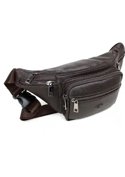 Derise Clup Kahverengi Erkek Çok Cepli Omuz ve Bel Çantası Günlük Kullanım İçin Uygun