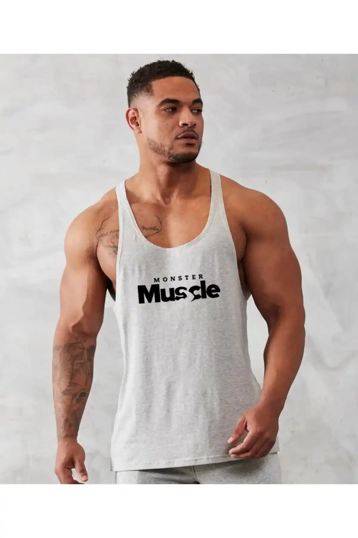 Ghedto Monster Muscle Gym Fitness Tank Topu: Yüksek Performanslı Spor Giyim Seçeneği