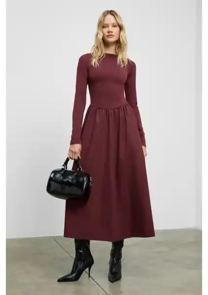Grimelange PANI Kadın Maxi Boy Etek ve Bordo Elbise İncelemesi ve Stil Önerileri