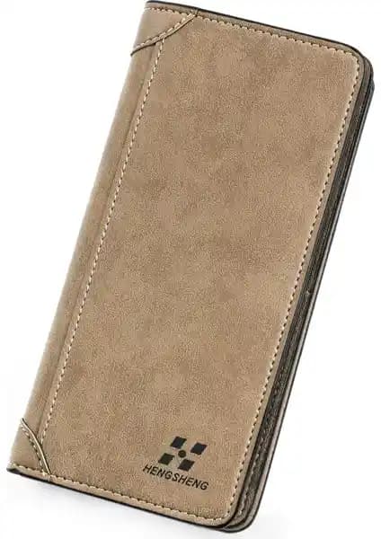 Hengsheng Erkek Nubuk Deri Kartlık Cüzdanı: Şık ve Fonksiyonel Tasarım Özellikleri