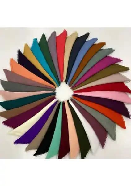 İlkim 20 Adet Flamlı Pamuklu Eşarp Seti: Renkli ve Şık Tesettür Aksesuarları