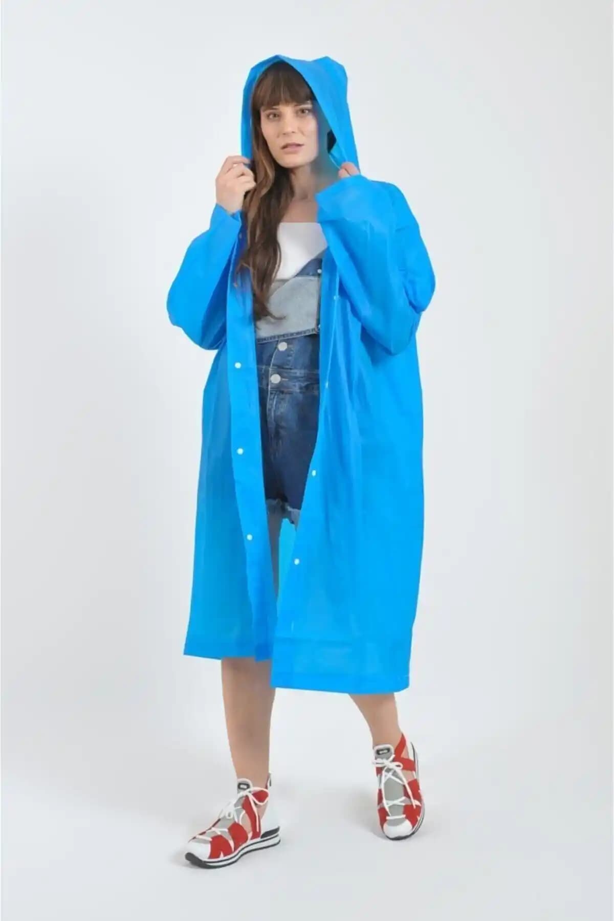 İMEXTECH Unisex Açık Mavi Eva Kumaş Su Rüzgar Geçirmez Yağmurluk İnceleme ve Özellikleri