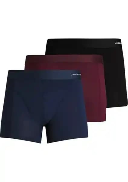 Jack & Jones Erkek 3'lü Boxer Seti: Yüksek Kalite ve Konfor Sunan Günlük İç Giyim
