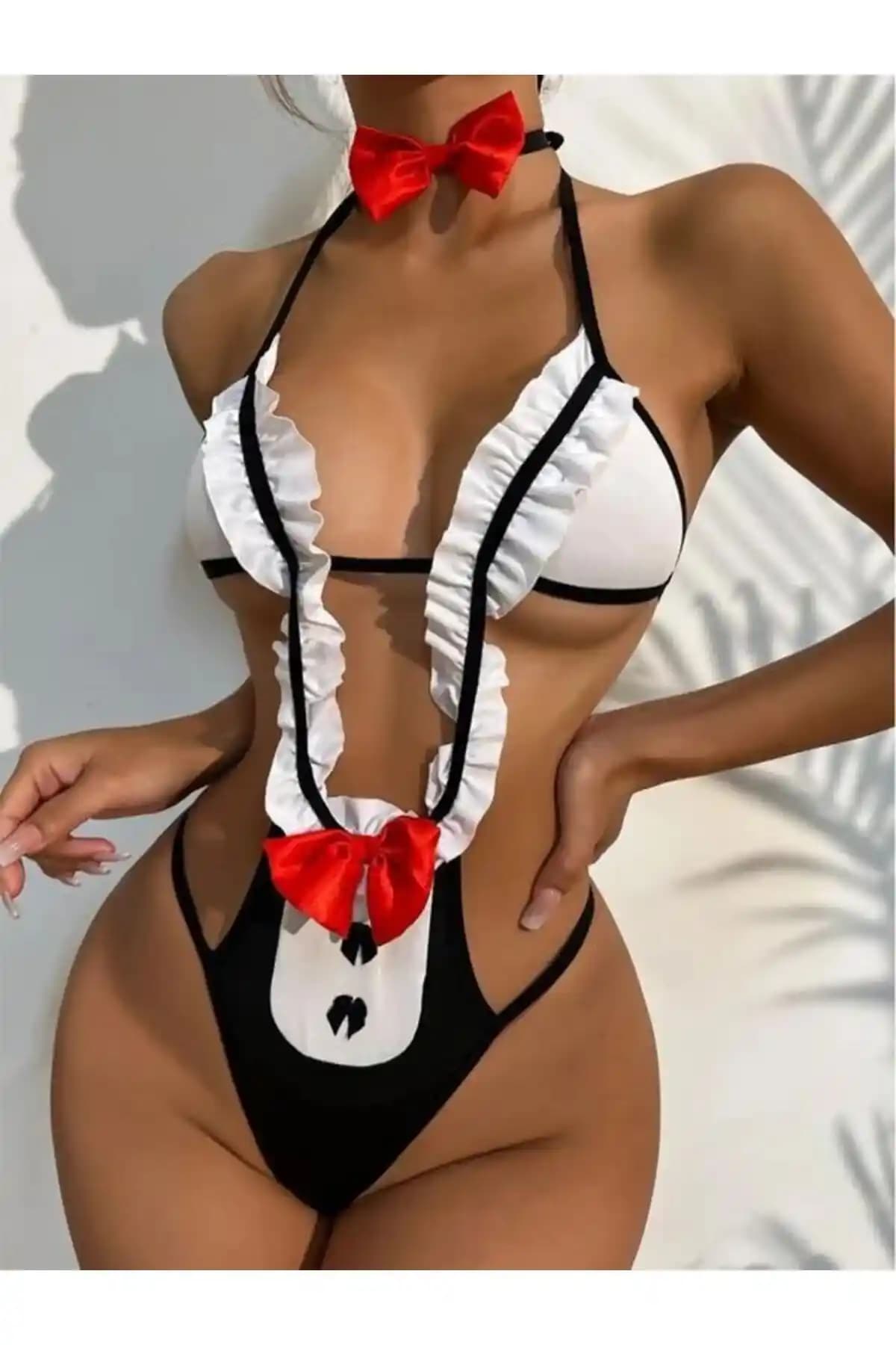 Kadın Hizmetçi Kostüm Bodysuit: Şıklık ve Konforu Bir Arada Sunan İç Giyim Parçası