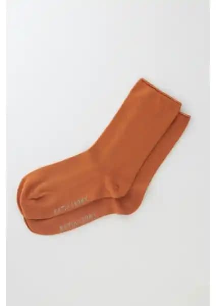 Katia & Bony Kadın Hardal Renkli Modal Lastiksiz Soket Çorap Yüksek Konfor ve Şıklık Sunar