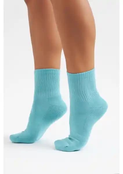 Katia & Bony Unisex Golf Soket Çorap Turkuaz Renkli Konfor ve Şıklık Sunar