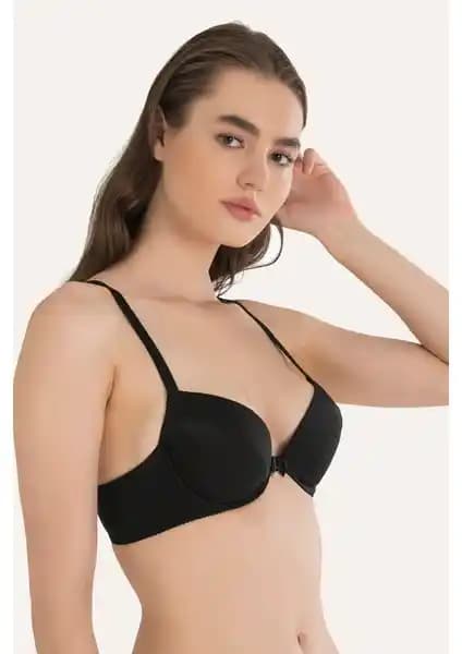 NBB Siyah Çıkarılabilir Destekli Mikro Sütyen: Konfor ve Şıklık Bir Arada