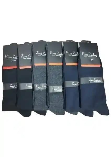 Pierre Cardin 6 Çift Karışık Pamuk Erkek Çorapları Konfor ve Dayanıklılık Sunar