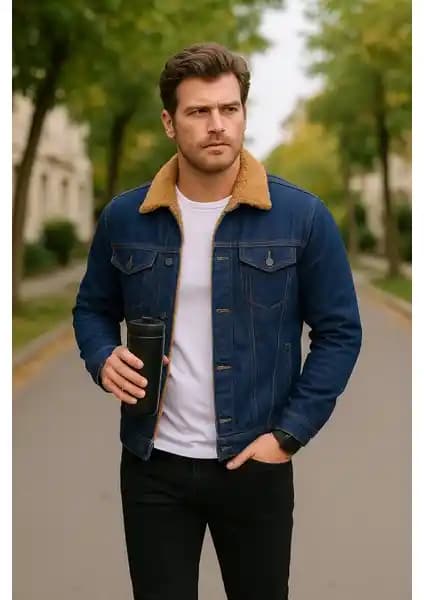 Pobudo Koyu Lacivert Renk Hardal Kürklü Kot Mont İncelemesi ve Özellikleri