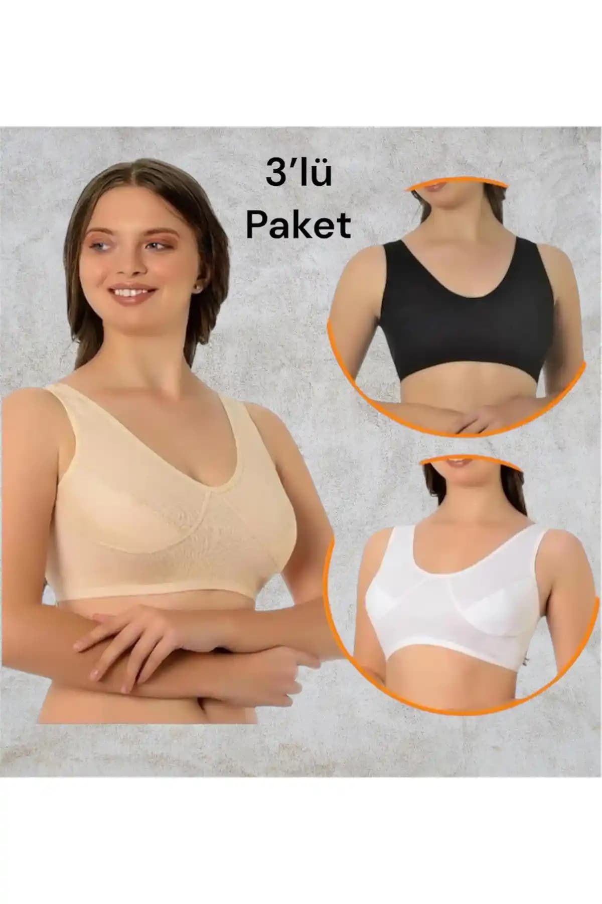 SATTENS Kadın Büyük Beden Sütyen Seti: Rahat ve Şık Günlük Kullanım İçin Ideal