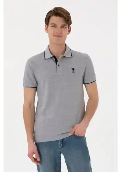 U.S. Polo Assn. Erkek Slim Fit Polo Yaka Gri Melanj Tişört Detaylı İnceleme ve Kullanım Önerileri