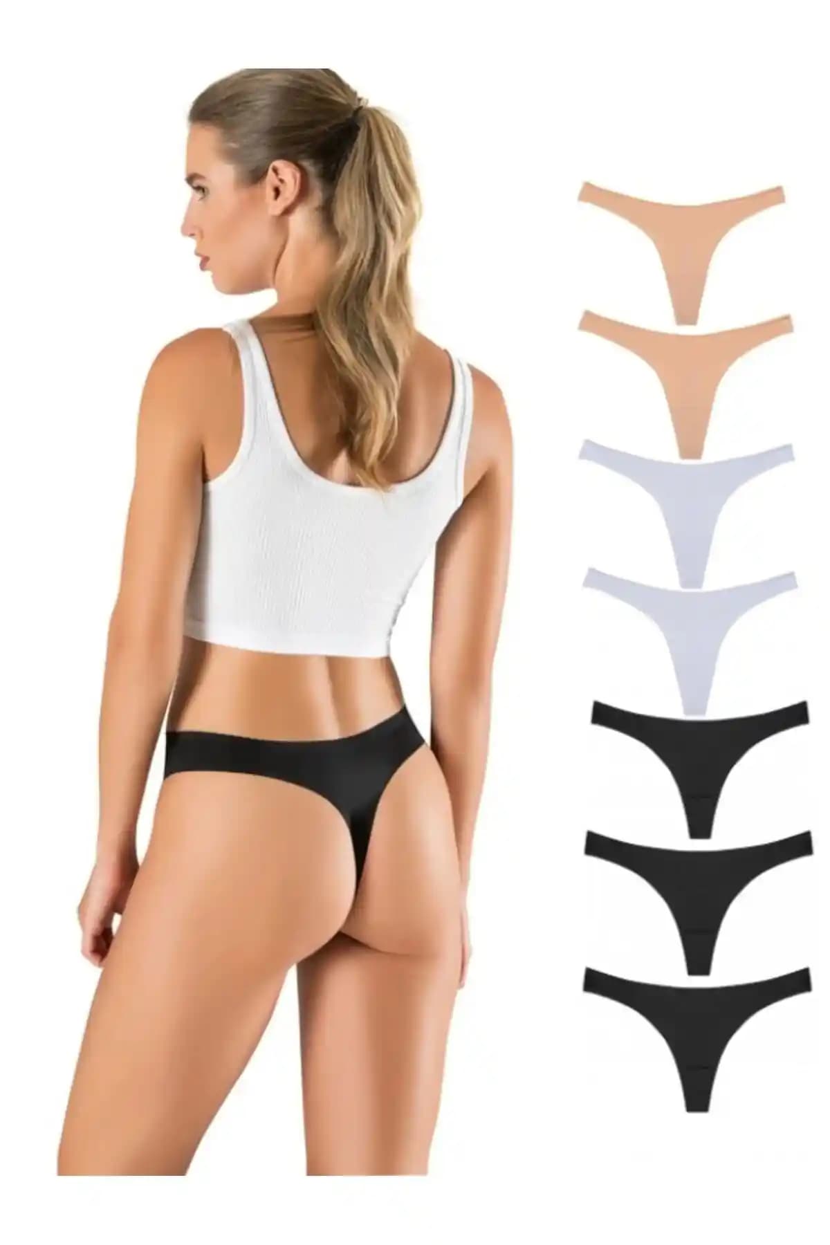 Yokyokcollection Tanga Lazer Kesim Kadın Külot: Konfor ve Estetiğin Modern Buluşması