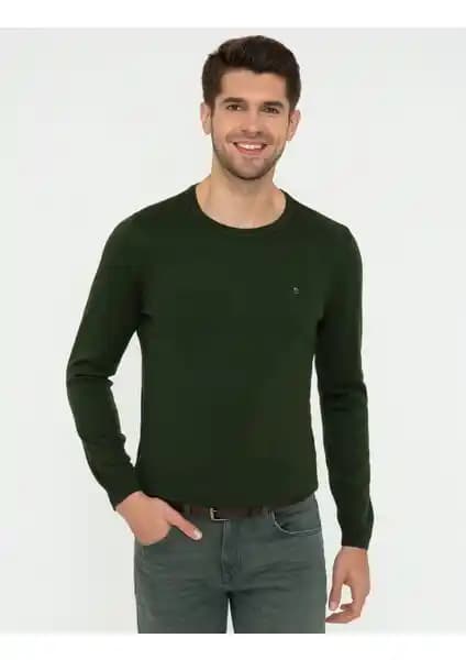 Pierre Cardin Erkek Yeşil Slim Fit Bisiklet Yaka Kazak Karşılaştırması ve Özellikleri