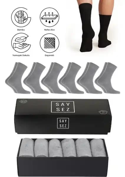 Saysez Erkek Bambu Çorapları Karşılaştırması Uzun Düz ve Yarım Konç Modelleri
