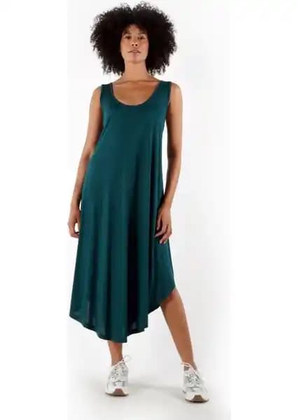 Alexander Gardi Asimetrik Kesim Kolsuz Elbise: Modern ve Rahat Günlük Şıklık İçin