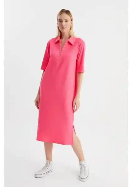 Alexander Gardi Fitilli Fermuar Detaylı Elbise Günlük Şıklık ve Konfor Sunan Modern Tasarım