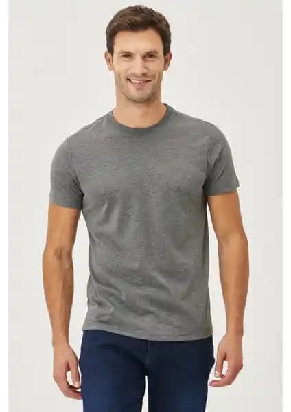 Altınyılz Classics Erkek Antrasit Pamuklu Slim Fit Bisiklet Yaka Tişörtü Özellikleri ve Kullanım Alanları