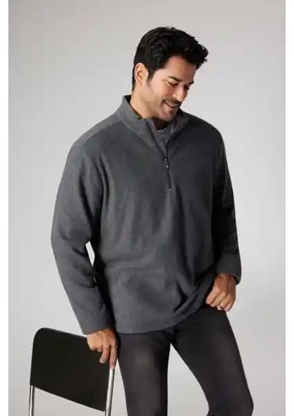 Altınyılz Classics Erkek Antrasit Polar Sweatshirt: Şık ve Fonksiyonel Kış Giyim Seçeneği