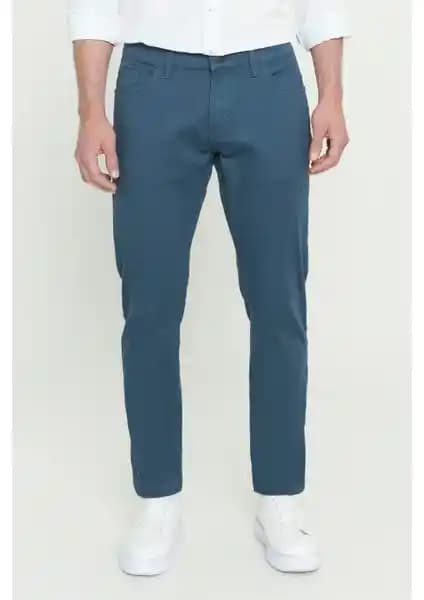 Altınyılz Classics Erkek Petrol Slim Fit Dar Kesim Pamuklu Esnek Chino Pantolon Ürün İncelemesi
