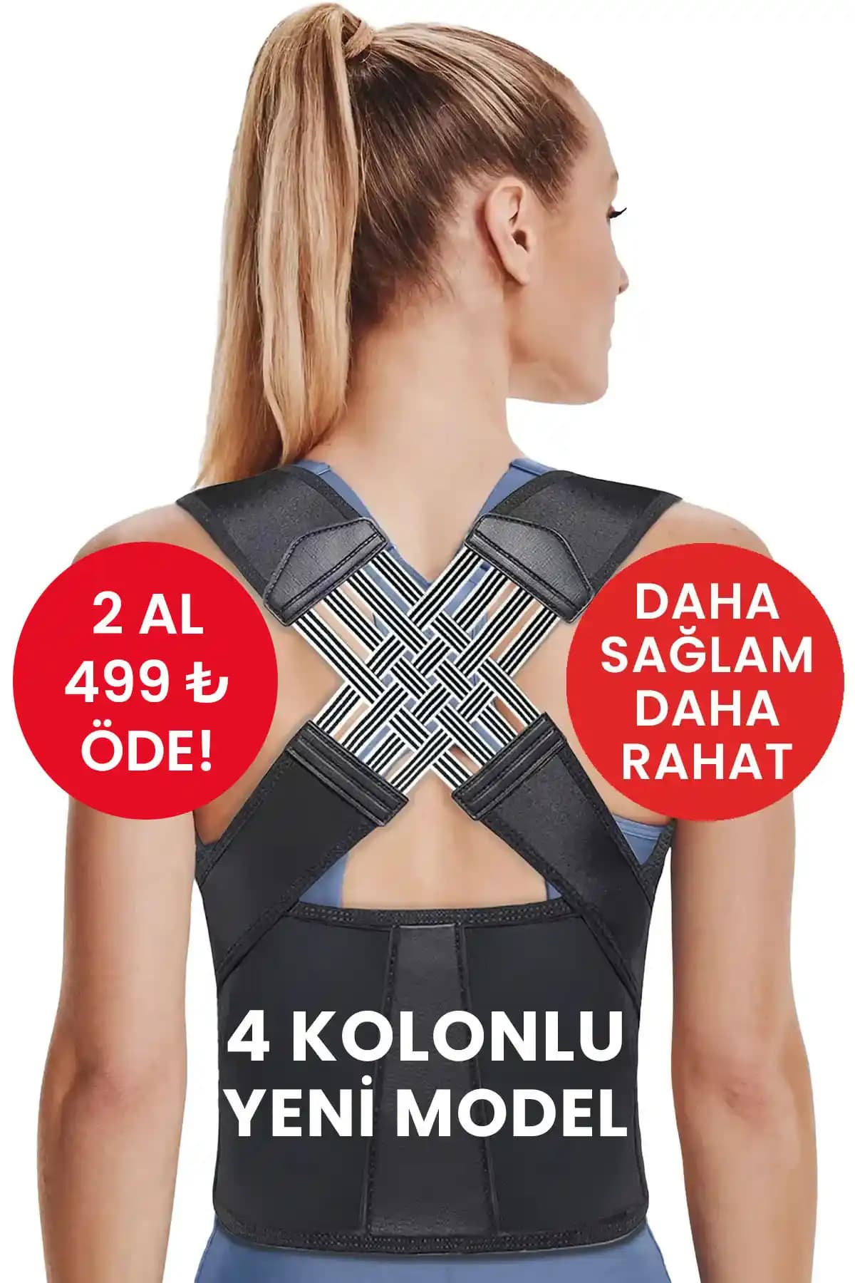 Arnee Kadın Erkek Dik Duruş Korsesi: Omurga Eğriliklerini Düzeltmede Etkili Çözüm