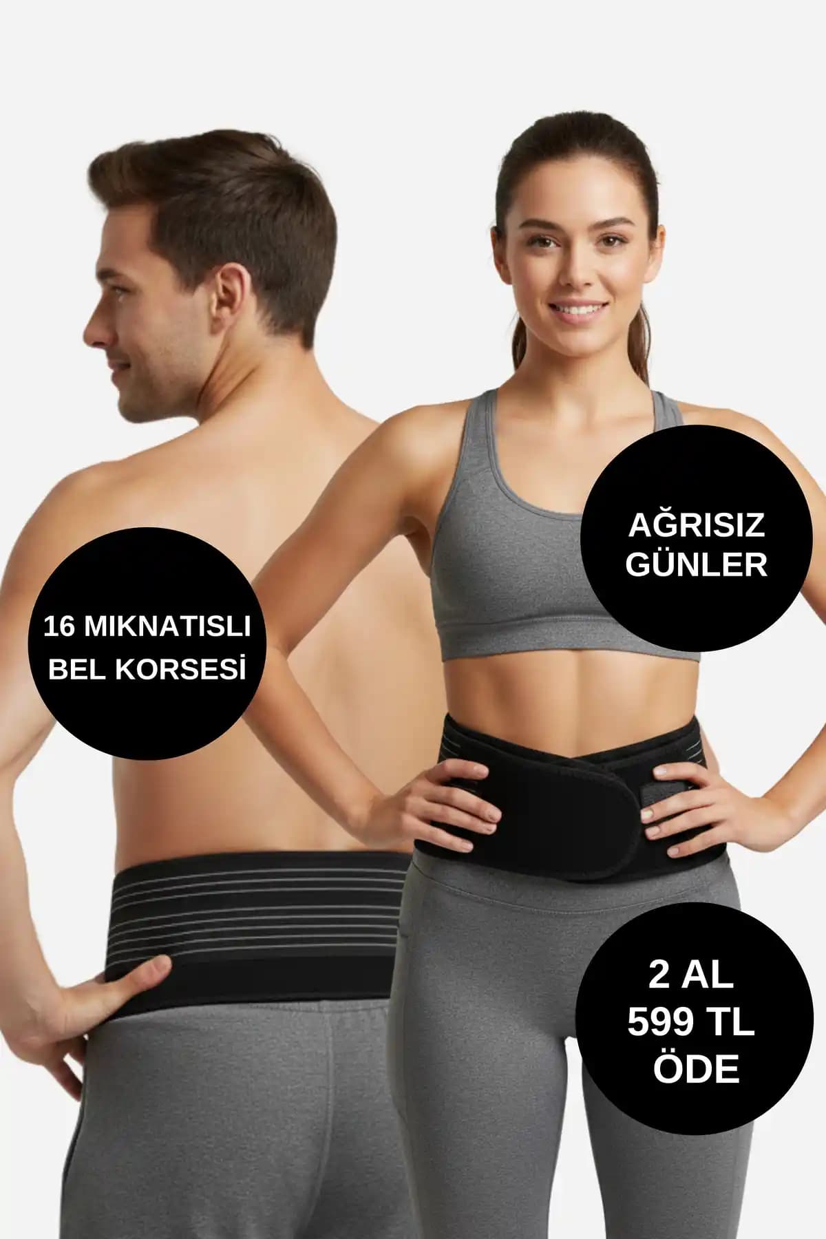 Arnee Magnetli Ağrı Giderici Isı Tutan Bel Kemeri: Bel Ağrılarını Hafifletmek İçin Modern Destek Çözümü