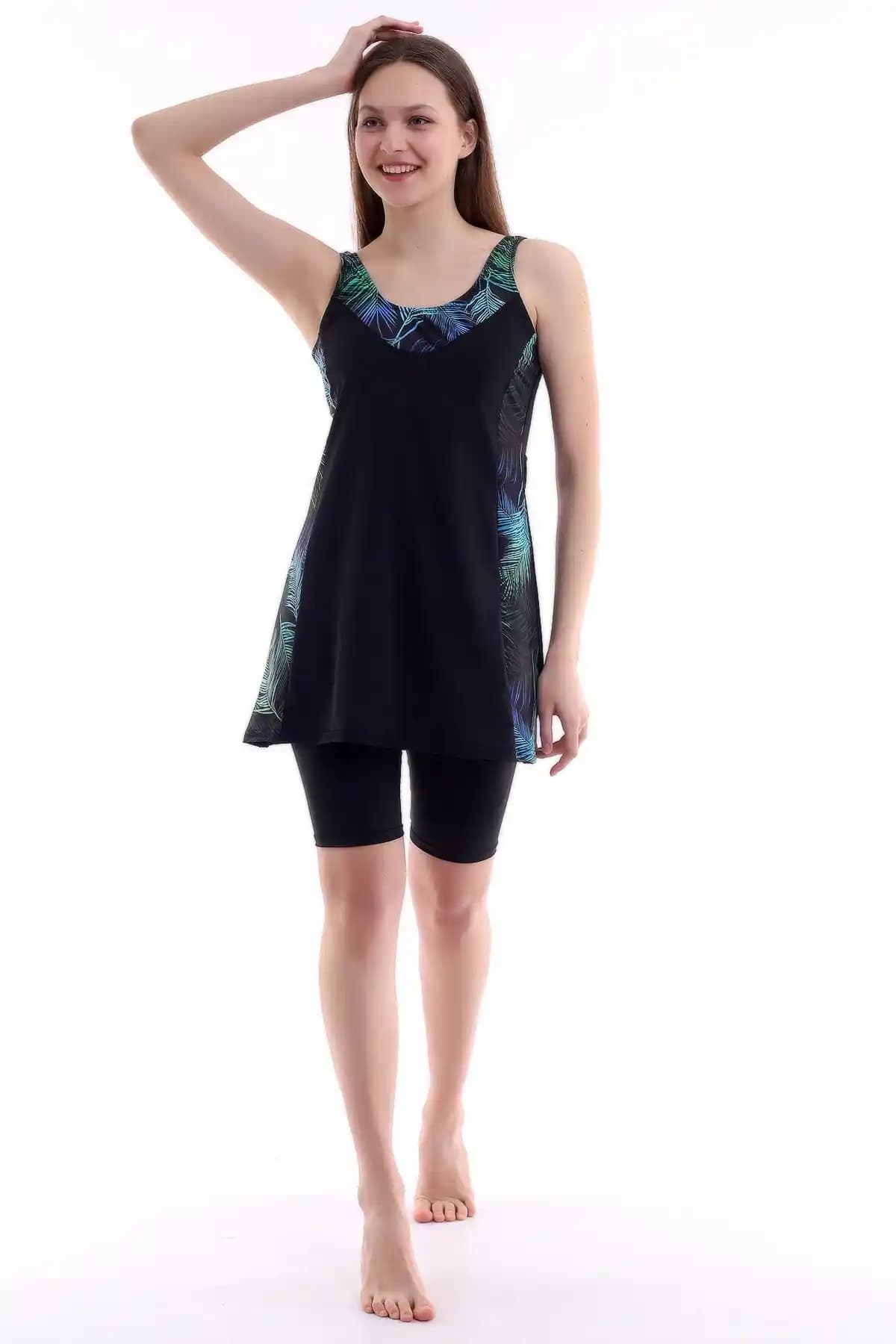 Aykum Mayo Kadın Taytlı Elbiseli Mayo: Şık ve Konforlu Yaz Plaj Kıyafeti