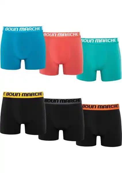 Boun Marche Erkek Boxer Likralı Premium: Konfor ve Şıklık Sunan Modern Tasarım