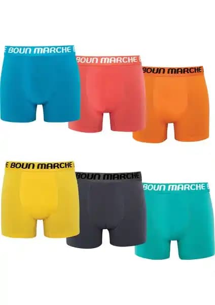Boun Marche Erkek Likralı Premium Boxer: Şık ve Konforlu Günlük İç Giyim Seçeneği