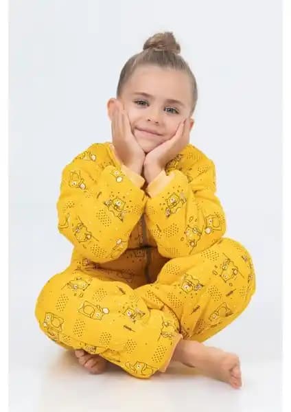 Cantoy Çocuk Uyku Tulumu 2.5 Tog Kalın Elyaf Dolgulu ve Desenli Tasarım