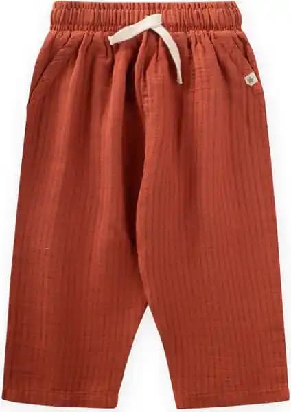 Cigit Müslin Pantolon 1-10 Yaş için Rahat ve Şık Doğal Pamuklu Çocuk Pantolonu