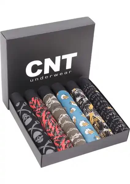 Cnt Erkek Boxer Likralı 6'lı Premium Paket: Yüksek Kalite ve Konfor Sunan Günlük İç Giyim