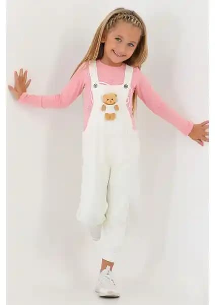 Çocuklar İçin Şık ve Konforlu Ekru Renk Askılı Salopet Ürün Tanıtımı ve Özellikleri