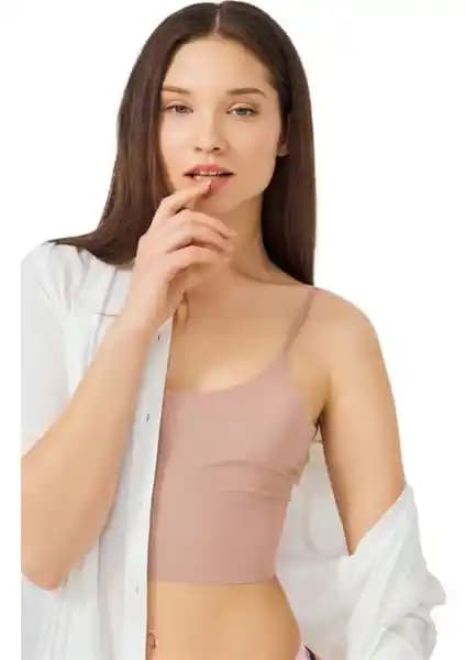 Cottonhill Kahverengi Ayarlanabilir Askılı Lazer Kesim Crop Büstiyer Özellikleri ve Kullanım İpuçları
