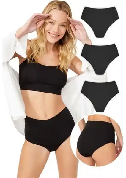 Cottonhill Yüksek Bel Lazer Kesim Bikini Külotu: Rahat ve Şık Tasarım Özellikleri