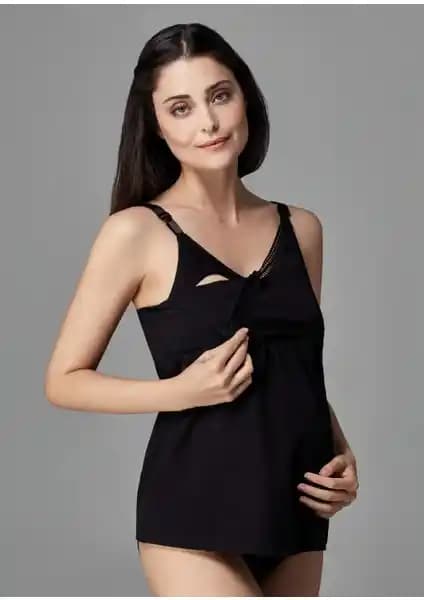 Dagi Kadın Lohusa Atlet Siyah: Rahat ve Şık Tasarımıyla Emziren Annelerin Tercihi