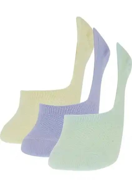 DeFacto Babet Çorap 3'lü Seti - Rahat ve Şık Günlük Kadın Çorapları