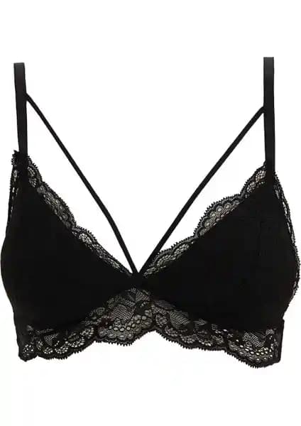 DeFacto Fall in Love Dantelli Pedli Triangle Bralet Kadın İç Giyim Modelleri
