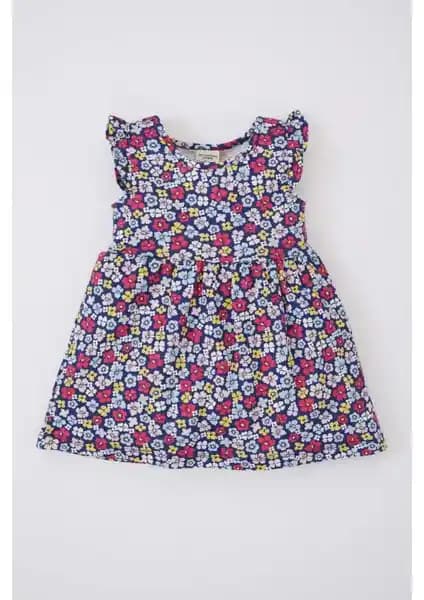 DeFacto Kız Bebek Desenli Kolsuz Elbise: Rahat ve Şık Yazlık Çocuk Giyim Seçeneği