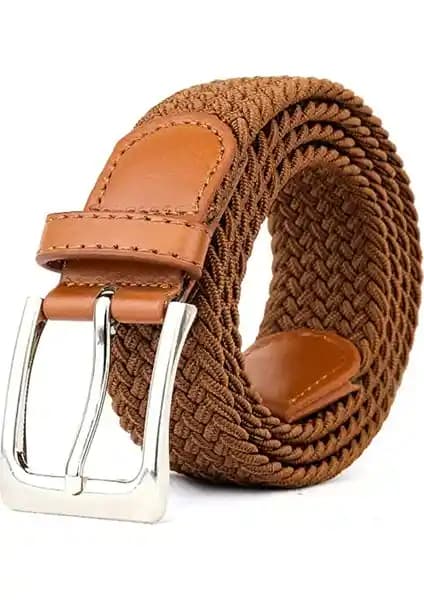 Deribond Erkek Kemer: Elastik ve Örgülü Tasarımıyla Günlük Şıklık ve Konfor Sunar