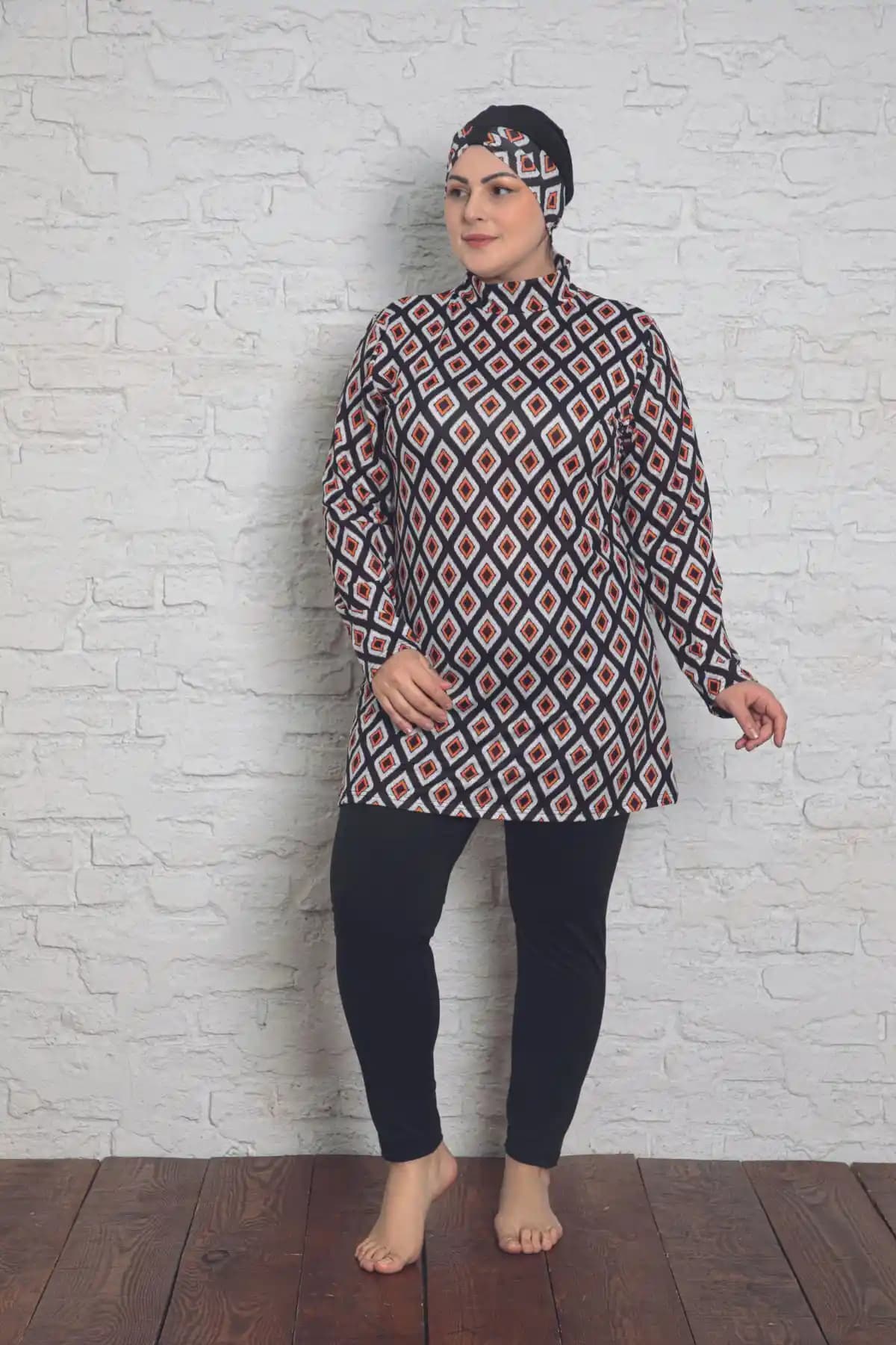 DONEX DNX1245 Büyük Beden Tam Kapalı Pedli Likralı Tesettür Mayo Özellikleri ve Kullanım Rehberi