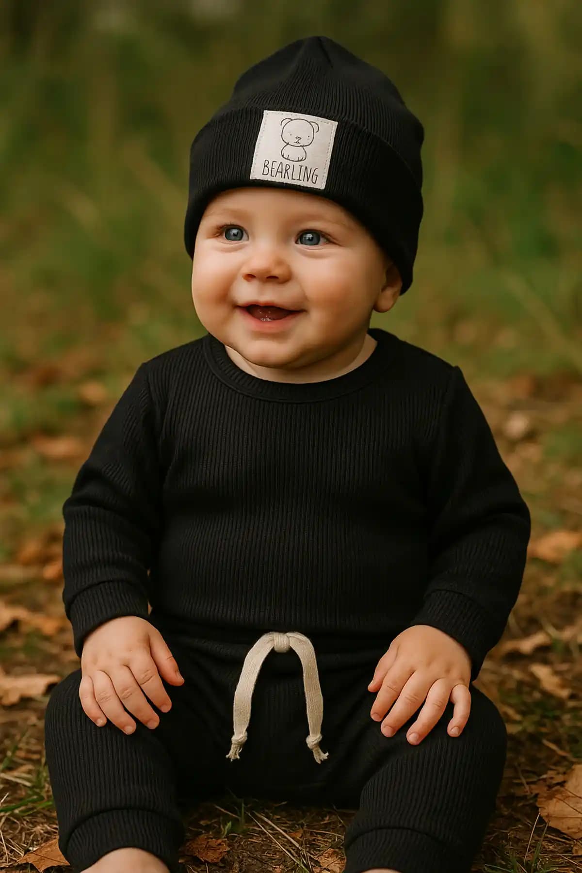 EFU BABY 3'lü Kaşkorse Bereli Pamuklu Bebek Takımı Konfor ve Şıklık Sunar