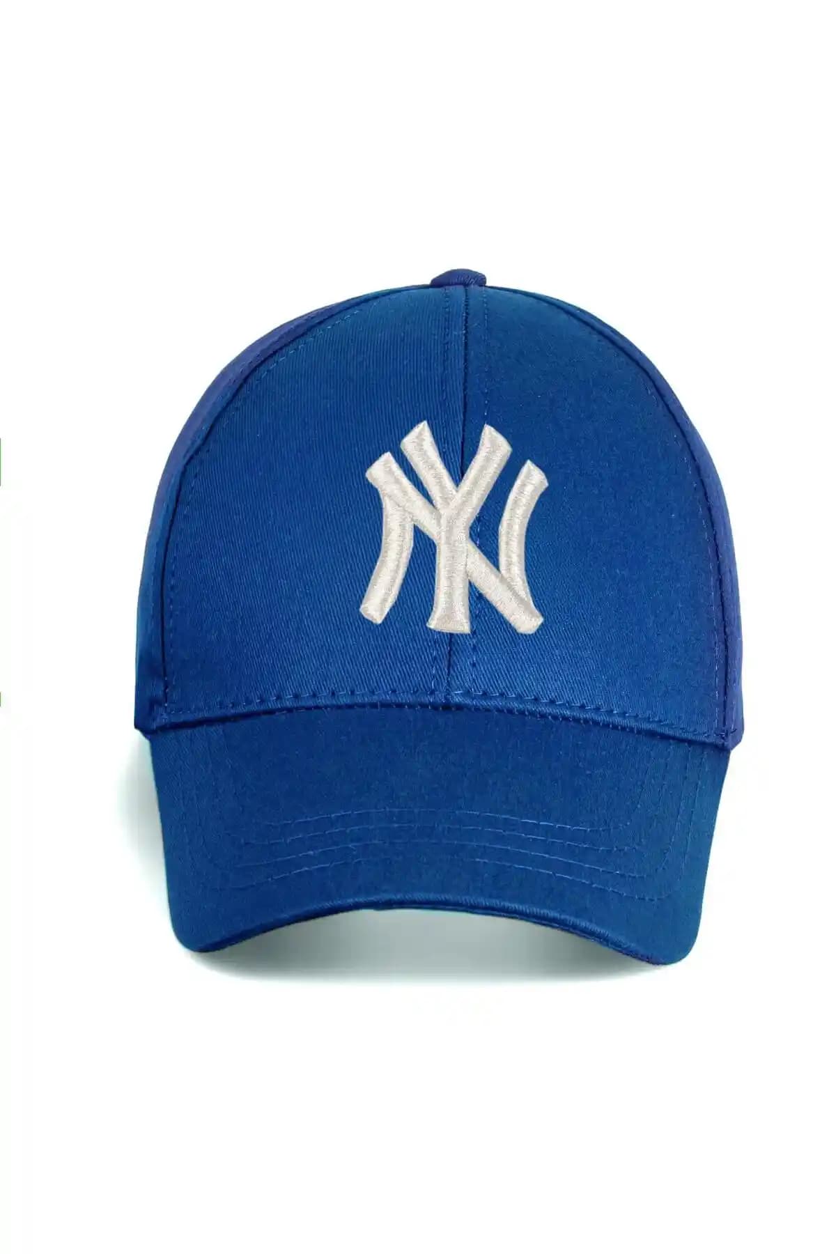 Eke Tekstil Unisex Saxs Mavisi Beyaz Logo Beyzbol Şapkası Günlük Şıklık ve Konfor Sunar