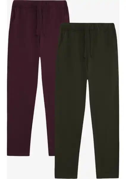 Elemge %100 Pamuk Erkek Pijama Altı 2'li Takım Konfor ve Şıklık Sunar